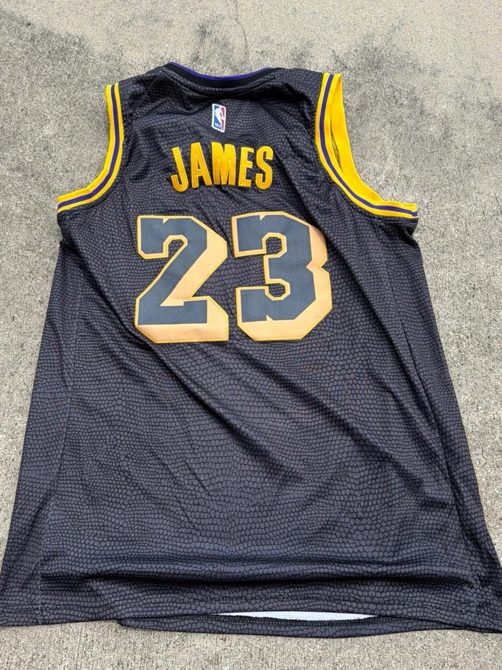 Nike Los Angeles Lakers #23 Lebron James Jersey